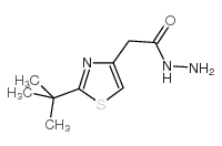 (2-tert-Butylthiazol-4-yl)aceticacidhydrazide structure, CAS 496057-31-9