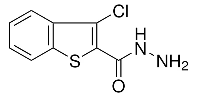 3-Chloro-benzo[b]thiophene-2-carboxylicacidhydrazide structure, CAS 62524-21-4