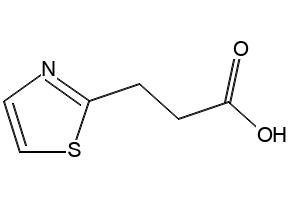 3-(2-Thiazolyl)propionicacid structure, CAS 144163-65-5