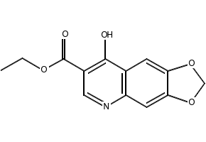 Ethyl8-Hydroxy[1,3Dioxolo[4,5-G]Quinoline-7-Carboxylate structure, CAS 14205-65-3