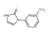 1-(m-Tolyl)imidazoline-2-thione structure, CAS 25372-35-4
