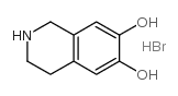 1,2,3,4-Tetrahydroisoquinoline-6,7-diolhydrobromide structure, CAS 52768-23-7