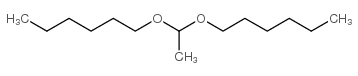 Acetaldehydedihexylacetal structure, CAS 5405-58-3