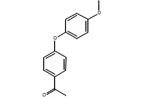 1-[4-(4-Methoxyphenoxy)phenyl]ethan-1-one structure, CAS 54916-28-8