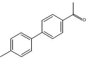 4-Acetyl-4'-methyldiphenyl structure, CAS 5748-38-9