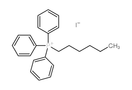 HexyltriphenylphosphoniumIodide structure, CAS 60106-53-8
