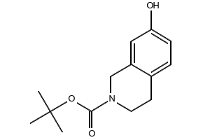 Tert-Butyl7-hydroxy-3,4-dihydroisoquinoline-2(1H)-carboxylate structure, CAS 188576-49-0