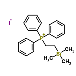 (2-Trimethylsilylethyl)triphenylphosphoniumIodide structure, CAS 63922-84-9