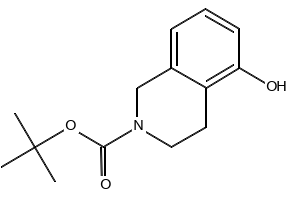 Tert-Butyl5-hydroxy-3,4-dihydroisoquinoline-2(1H)-carboxylate structure, CAS 216064-48-1