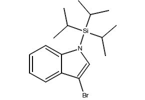 3-Bromo-1-(triisopropylsilyl)indole structure, CAS 148249-36-9