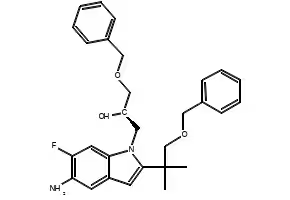 3-[3-(2,3-Dimethyl-indol-1-yl)-2-hydroxy-propylamino]-propan-1-ol structure, CAS 326881-62-3