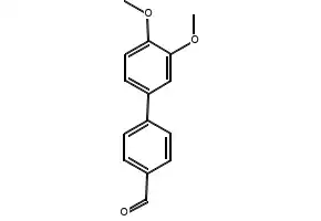 3',4'-Dimethoxybiphenyl-4-carbaldehyde structure, CAS 640769-65-9