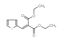 Diethyl2-(2-thienylmethylidene)malonate structure, CAS 30313-06-5