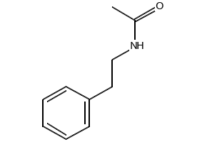 N-Acetyl-2-phenylethylamine structure, CAS 877-95-2