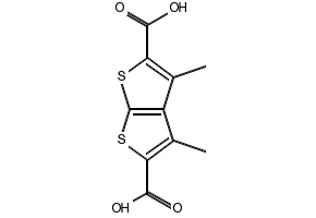 3,4-Dimethylthieno[2,3-B]Thiophene-2,5-DicarboxylicAcid structure, CAS 175202-55-8