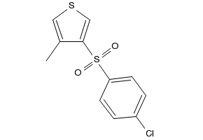 3-[(4-Chlorophenyl)Sulfonyl]-4-Methylthiophene structure, CAS 175202-24-1