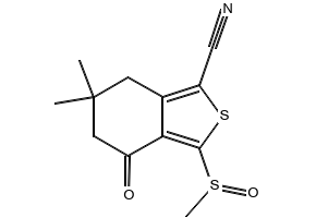 Methyl3-(ethylthio)-6,6-dimethyl-4-oxo-4,5,6,7-tetrahydrobenzo[c]thiophene-1-carboxylate structure, CAS 172516-42-6