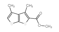 Methyl3,4-dimethylthieno[2,3-b]thiophene-2-carboxylate structure, CAS 175202-66-1