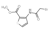 Methyl3-[(2-bromoacetyl)amino]thiophene-2-carboxylate structure, CAS 227958-47-6