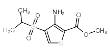 Methyl3-Amino-4-(Isopropylsulfonyl)Thiophene-2-Carboxylate structure, CAS 175201-72-6