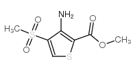 Methyl3-Amino-4-(Methylsulfonyl)Thiophene-2-Carboxylate structure, CAS 175201-73-7