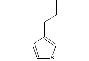 3-n-propylthiophene structure, CAS 1518-75-8