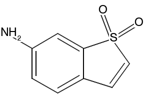 6-Amino-1H-1lambda-6-benzo[b]thiophene-1,1-dione structure, CAS 20503-40-6
