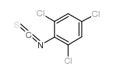 2,4,6-Trichlorophenylisothiocyanate structure, CAS 22134-07-2