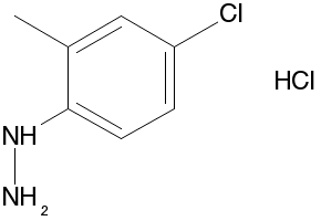 1-(4-Chloro-2-methylphenyl)hydrazinehydrochloride structure, CAS 19690-59-6
