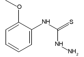 4-(2-Methoxyphenyl)-3-thiosemicarbazide structure, CAS 40207-02-1