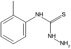 4-(2-Methylphenyl)-3-thiosemicarbazide structure, CAS 614-10-8