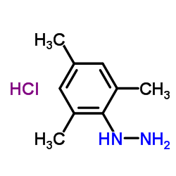 2,4,6-Trimethylphenylhydrazinehydrochloride structure, CAS 76195-82-9