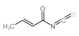 Crotonylisothiocyanate structure, CAS 60034-28-8
