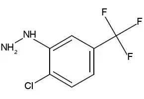 1-[5-Chloro-2-nitro-4-(trifluoromethyl)phenyl]hydrazine structure, CAS 306935-07-9