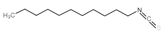 Undecylisothiocyanate structure, CAS 19010-96-9