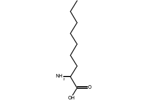 2-Aminononanoicacid structure, CAS 5440-35-7
