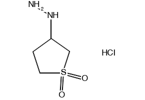 (1,1-Dioxidotetrahydrothien-3-yl)Hydrazine structure, CAS 3448-12-2