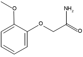 2-(2-Methoxyphenoxy)Acetamide structure, CAS 183427-87-4