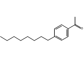 4'-n-Octylacetophenone structure, CAS 10541-56-7