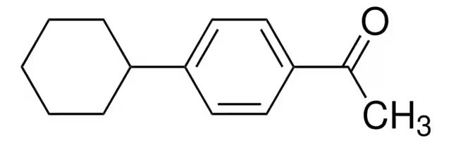 4'-Cyclohexylacetophenone structure, CAS 18594-05-3