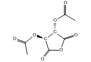 Diacetyl-D-(-)-tartaricanhydride structure, CAS 70728-23-3