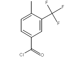 4-(Trifluoromethyl)benzoylchloride structure, CAS 327-15-7