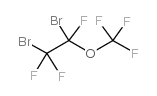 1,2-Dibromotrifluoroethyltrifluoromethylether structure, CAS 2356-57-2