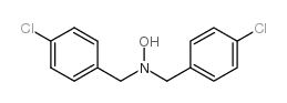 N,N-di(4-Chlorobenzyl)hydroxylamine structure, CAS 40861-08-3