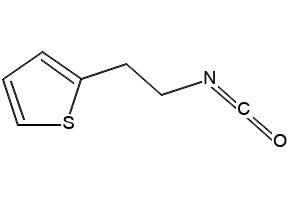 2-(Thien-2-yl)ethylisocyanate structure, CAS 58749-51-2