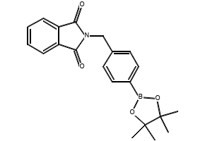 (4-Phthalimidomethylphenyl)boronicacid,pinacolester structure, CAS 138500-87-5