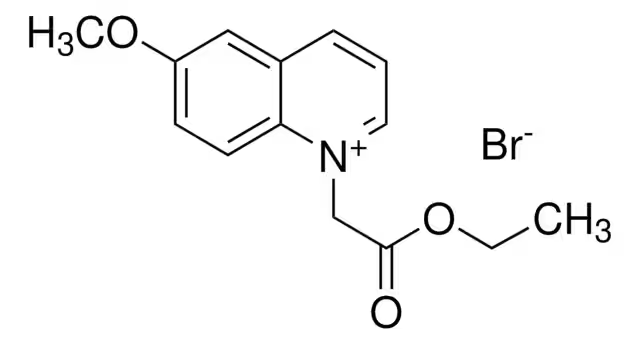 1-(Ethoxycarbonylmethyl)-6-methoxyquinoliniumbromide structure, CAS 162558-52-3