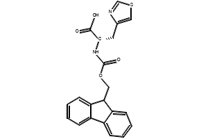 Fmoc-L-4-thiazolylalanine structure, CAS 205528-32-1