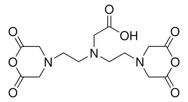 DTPA-Anhydride structure, CAS 23911-26-4