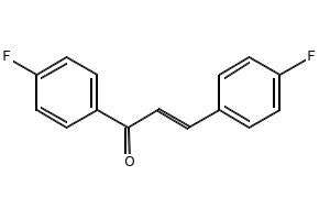 4,4'-Difluorochalcone structure, CAS 102692-35-3
